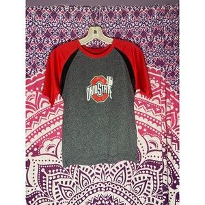 NWT Ohio State Buckeyes Outfit Shirt Shorts Youth Red Gray Size Medium